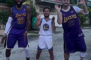 菲律宾詹姆斯+库里+东契奇，这三个人越看越像是怎么回事🤣