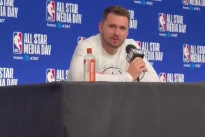 考辛斯问东契奇：你觉得自己能拿100分吗？东契奇：很难，73分就已经很多了！